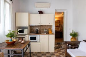 Кухня или мини-кухня в Archipelago Sifnos - Seaside Accommodation

