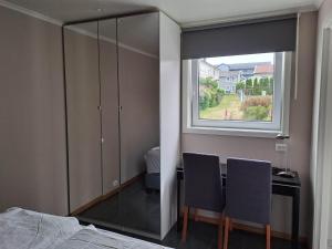 Postel nebo postele na pokoji v ubytování Highly recommended Apartment Trymsvei