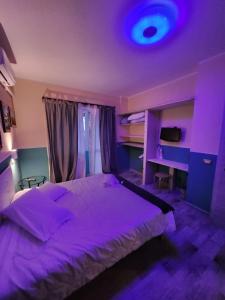 A bed or beds in a room at Le terrazze di Alberto