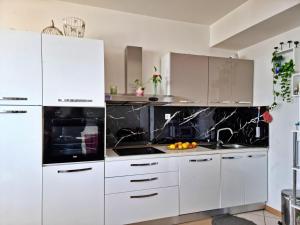 Kuchyňa alebo kuchynka v ubytovaní Apartment Lada