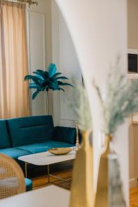 Posezení v ubytování Mantzarou Suites by Corfu Collection