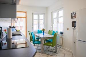 Køkken eller tekøkken på Appartement am Westerntor II