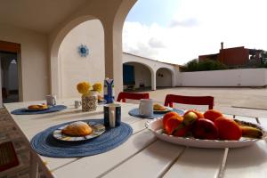 Možnosti snídaně pro hosty v ubytování Una Chicca d'azzurro