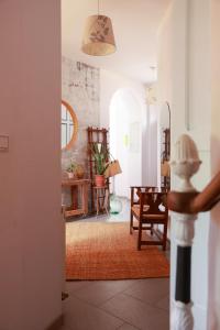 Χώρος καθιστικού στο Maison arcades suite 1