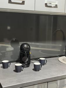 Set per la preparazione di tè e caffè presso Diamond Hostel