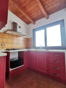Kuchyň nebo kuchyňský kout v ubytování A casa di Franci