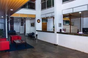 The lobby or reception area at Prestige Manaus Hotel
