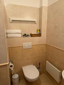 Koupelna v ubytování Apartmány KiRi
