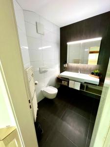 Apart-Hôtel Pont-de-Thielle的一间浴室