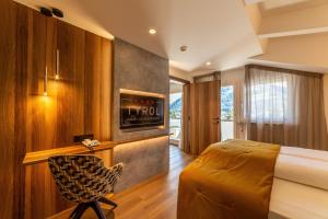 เตียงในห้องที่ Tyrol family retreat +37 ภาพ