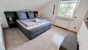Легло или легла в стая в Moderne Wohnung mit Stadtblick