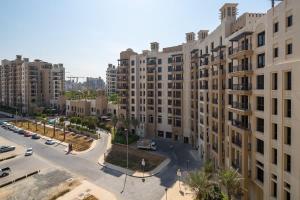 an aerial view of a city with tall buildings at Frank Porter - Lamtara 2 in Dubai