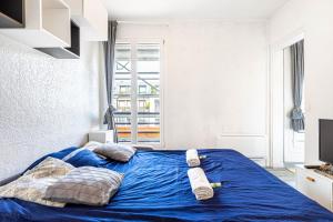 Posteľ alebo postele v izbe v ubytovaní GuestReady - Comfortable nest near Père-Lachaise