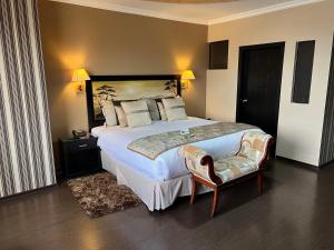 Кровать или кровати в номере Hotel Mary Carmen