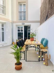Μπαλκόνι ή βεράντα στο IDEAL & SOLEADO duplex con jardín