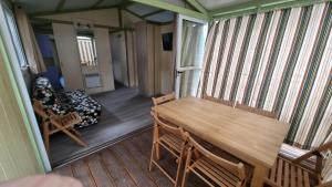 A seating area at Camping Dal Pino