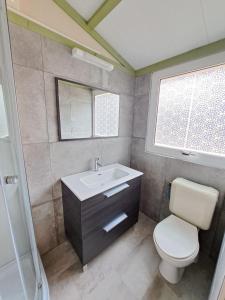 A bathroom at Camping Dal Pino
