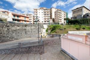 a view of the city from the wall at BSisters in Torre del Greco
