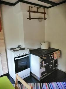 Køkken eller tekøkken på Guesthouse Rakka