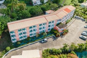 O edifício em que o apartamento se localiza