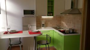 Kuchyňa alebo kuchynka v ubytovaní Apartment Studio Prima + 12 fotografií