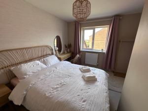 Postel nebo postele na pokoji v ubytování Durham Holiday Home