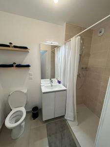 Koupelna v ubytování Appartement cosy à Bron