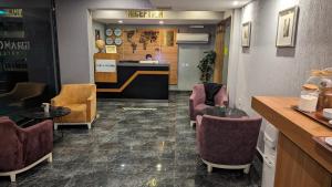 Lobbyn eller receptionsområdet på Antalya Ramona