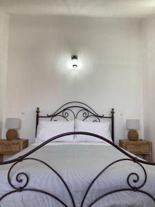 Tempat tidur dalam kamar di Casa da Nazaré