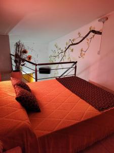 Giường trong phòng chung tại Departamentos Anahí