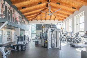 a gym with a bunch of bikes in a room at Exclusive Unit-Walkable Area-Bright & Sunny 2 BR - N272 in Scottsdale