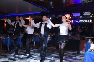 a group of people dancing on the dance floor at Majesty Bosphorus in Istanbul