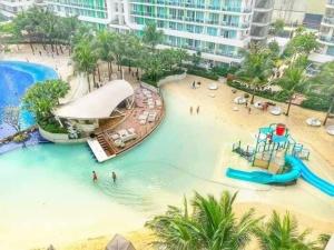 an aerial view of a water park at a resort at Azure Beach view near airport in Manila