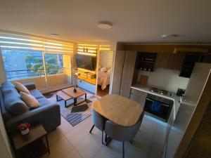 Dapur atau dapur kecil di Apartamento Laguna Redonda