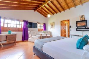 Postel nebo postele na pokoji v ubytování Hotel Gran Boutique Sabana