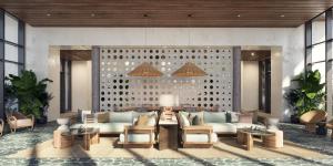Hotel Indigo Grand Cayman by IHG的休息区