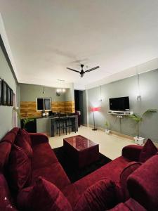 Et sittehjørne på Casa felice 1bhk lux suites