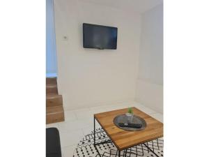 Et tv og/eller underholdning på Holiday apartment Glockenhorn