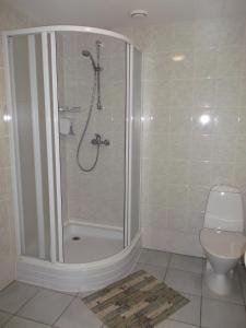 Koupelna v ubytování Hotel Tukums