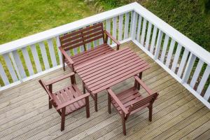 A balcony or terrace at Abateg Self Catering 