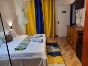 Voodi või voodid majutusasutuse Tandif Villa Sea View toas
