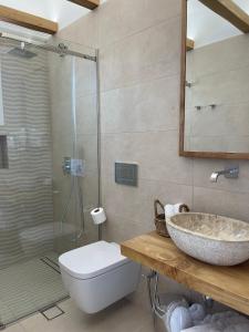 Koupelna v ubytování SOHOROS suites