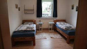 Postel nebo postele na pokoji v ubytování Netter Ferienhaus