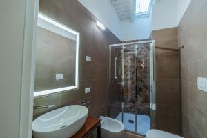 Koupelna v ubytování Hotel Alla Sosta