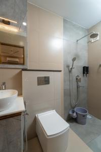 Ett badrum på Lumiere Premium Apartments