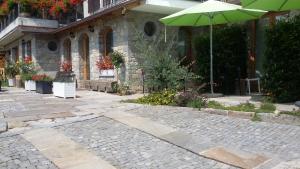 A garden outside La Stella delle Alpi