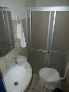 Vonios kambarys apgyvendinimo įstaigoje Beleza Tropical Pousada Hotel