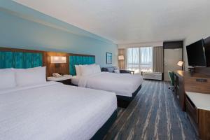 Cama o camas de una habitación en Hampton Inn Cocoa Beach
