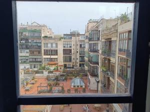 Výhľad na mesto Barcelona alebo výhľad na mesto priamo z penziónu