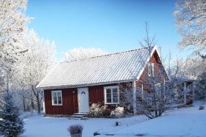 Fin torparstuga strax utanför Falköping. talvel